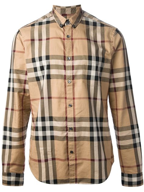 burberry brit women's plaid shirt|burberry collar shirt men's.